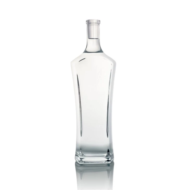 ЦЕРЕМОНІЯ-750мл Clear Spirits Glass Bottle Licker Bottle, Bar Top